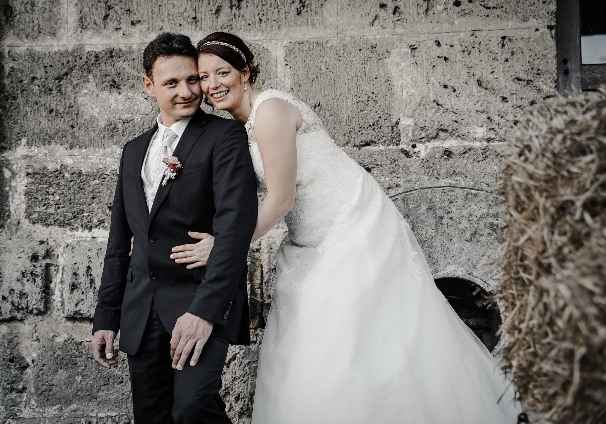 Authentisches Hochzeitspaar im Raum Esslingen – ungestellt und emotional